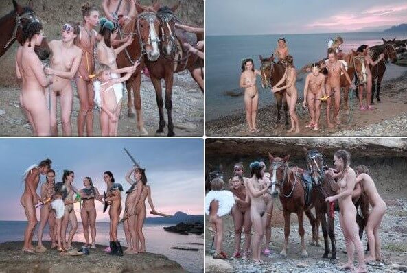 Mystical Horsey Riders Series photos - Naturism and nudism are a path to peace of mind and a little solitude