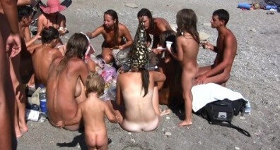 The vast oceanfront 1 Full HD video - Nudity promotes inner harmony and peace of mind