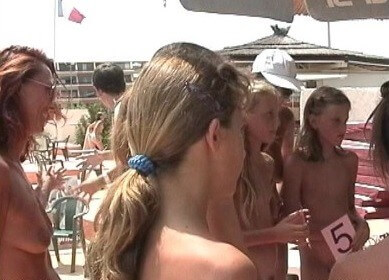 Jr Miss Pageant France - Harmony and balance are important in this nudist culture