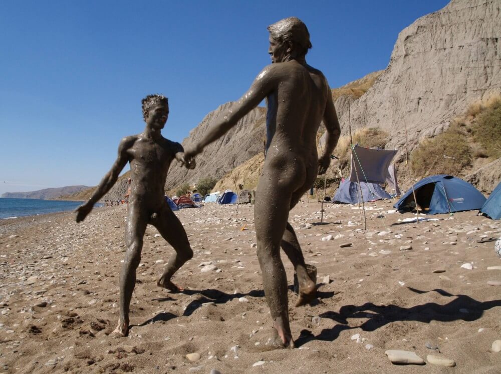 Jr Nudist Nude Beach Mud Soldiers photos - Nature and nudism are the best home for a person
