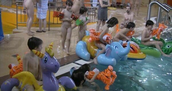 Indoor water runners 1 Full HD video - Naturism helps break free from body stereotypes