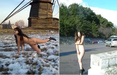 Beautiful Suntan Stretches-Winter Sport pics - Freedom and naturalness are important to naturists
