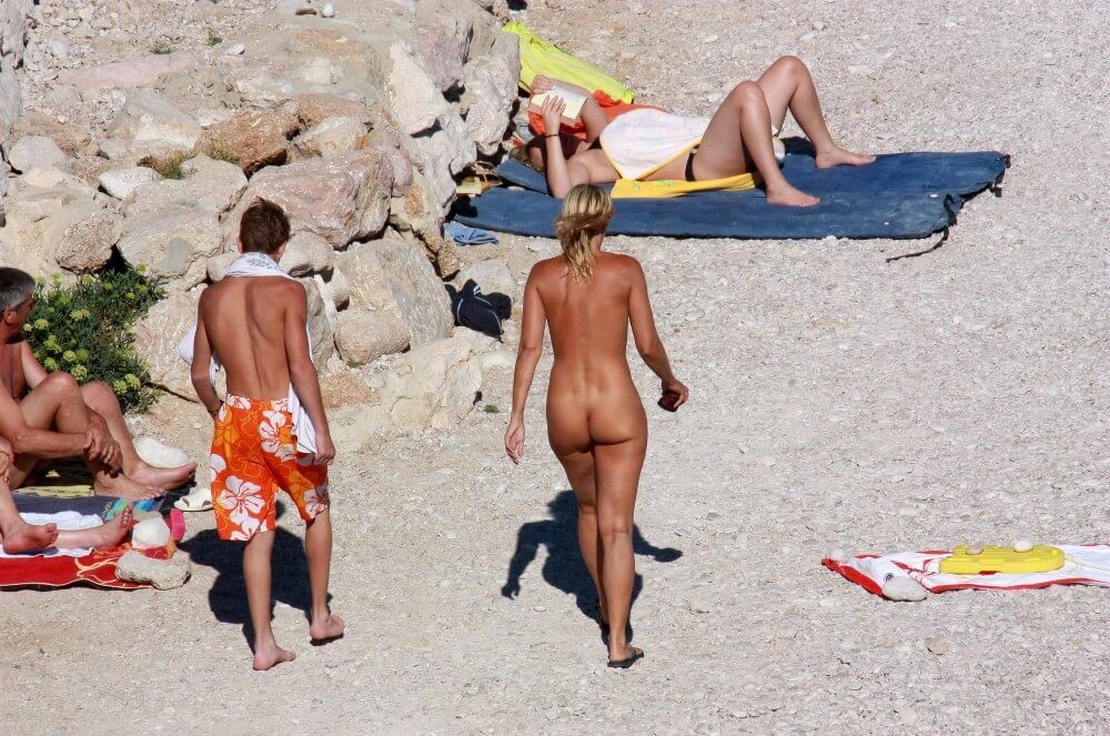 European Beach Entrance pics - Nudism helps people accept themselves