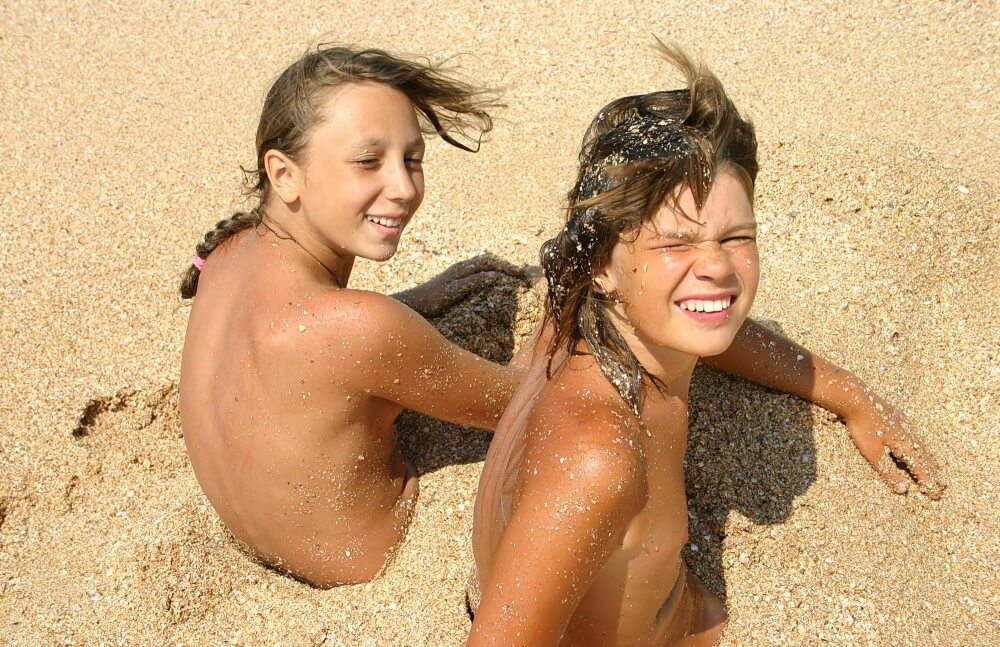 Ocean Beach Relaxing Photo Set - We began to practice nudism consciously