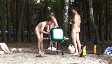 Naturist Sport Medley 2 - Nudism and naturism value harmony