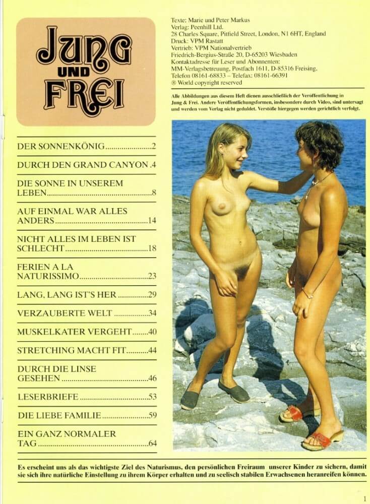 Jung und Frei Nr 76 - Travel and tours incorporating elements of the naturist lifestyle