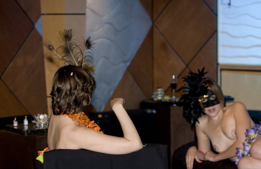 Masquerade Lounging photos - Peoples perceptions of nudists