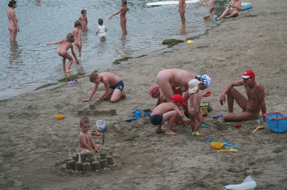 Nude Mom Nurture Series photos - Beautiful family nudism