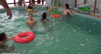 Indoor Swim Exercise 2 Full HD video - Nudism knows no boundaries