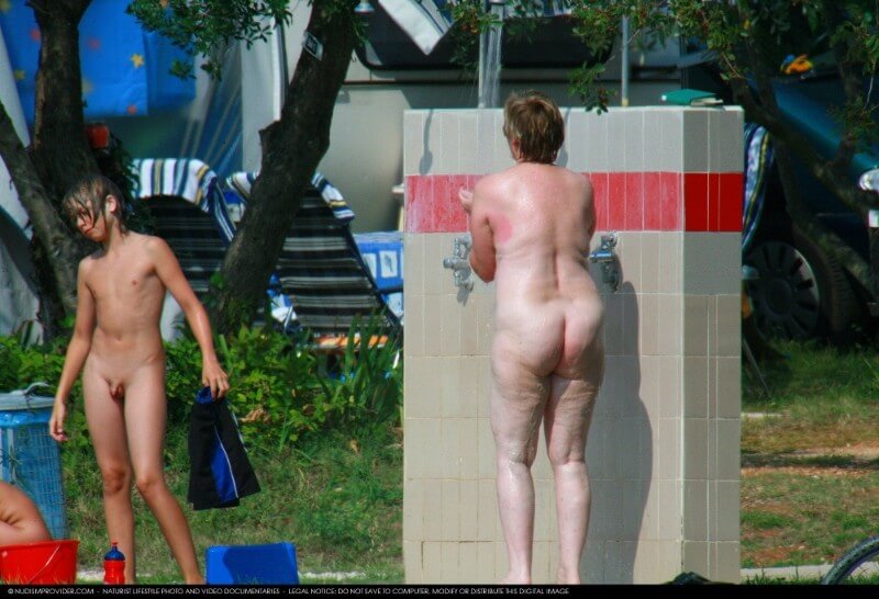 Covered in Towel Nudists-Boardwalk Biking - Naturalness and freedom go hand in hand with naturism