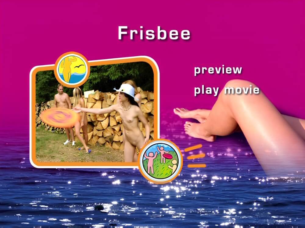 Naturist Freedom - Frisbee DVD - Down with Shame—Become a Nudist