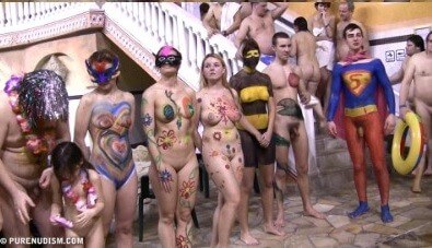 Body paint award lines Full HD - Nudism fosters trust if you are sincere