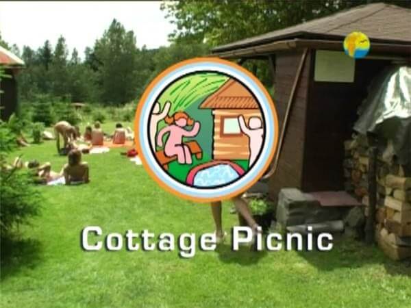 Naturist Freedom: Cottage Picnic DVD - Nudity is an expression of natural beauty and harmony