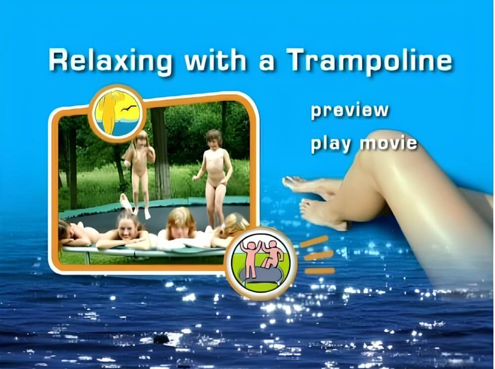 Naturist Freedom: Relaxing with a trampoline DVD - Promoting nudism to the masses