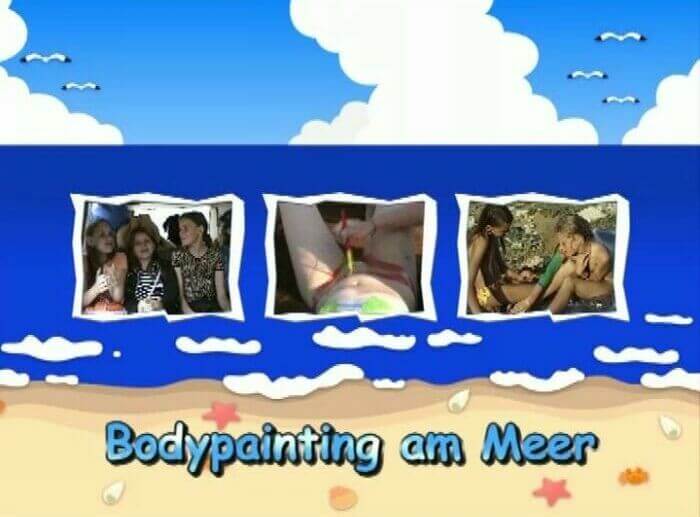 Naturistin: Bodypainting am Meer - Nudism teaches us to appreciate the present and be honest