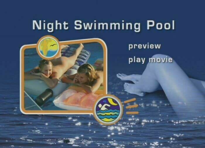 Naturist Freedom: Night swimming pool - Nature is considered the bodys natural clothing