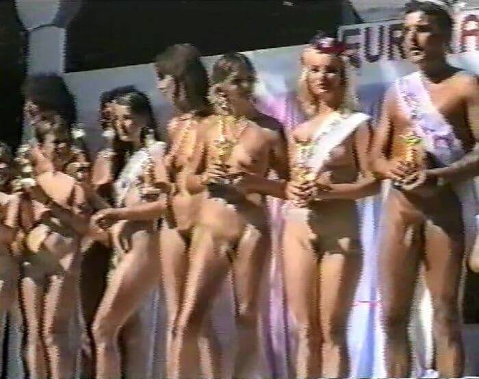 Miss Eureka 1988 video - Living in harmony and tranquility is the goal of naturists