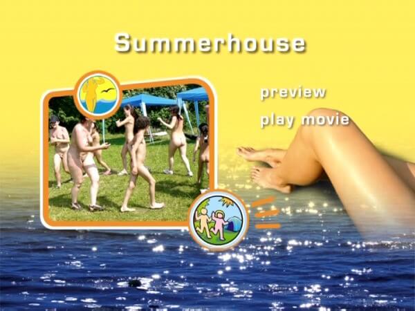 Naturist Freedom: Summer house DVD - They value respect for nature and the fully naked body