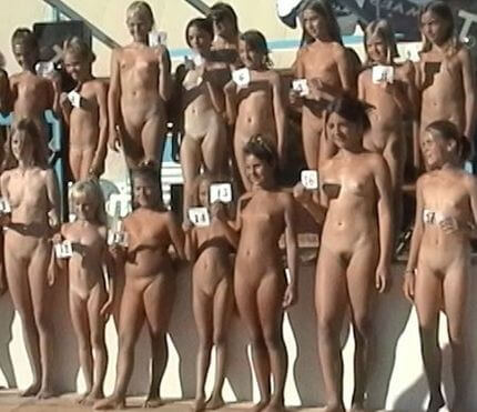 Pageant Family Lines Full HD video - Unrestricted freedom is a core value in nudism and naturism