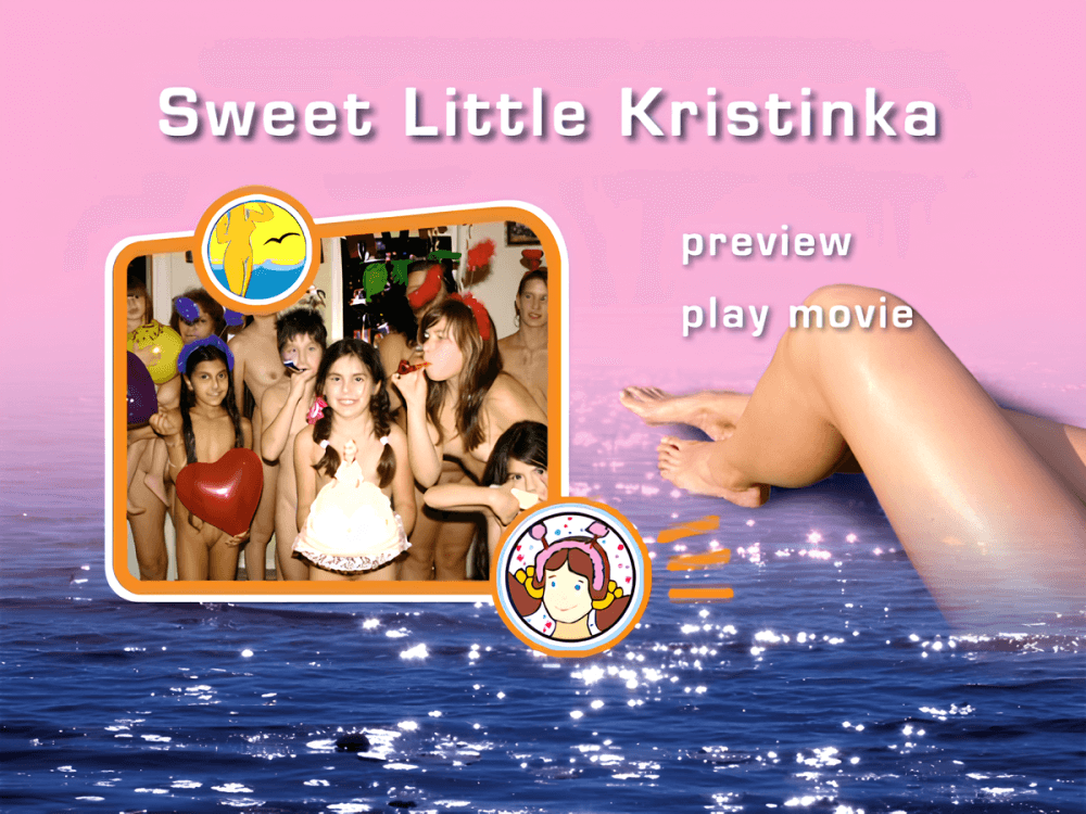Naturist Freedom: Sweet Little Kristinka DVD - A nudist values trust and honesty between people